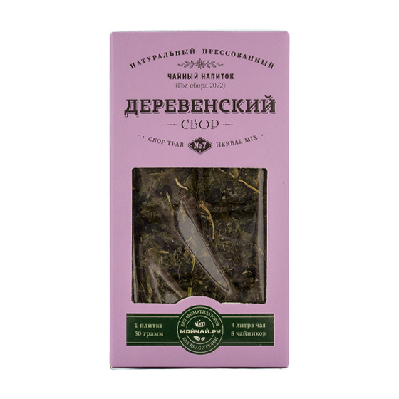 Купить Травяной сбор прессованный «Деревенский», 50 г недорого в ...